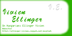 vivien ellinger business card